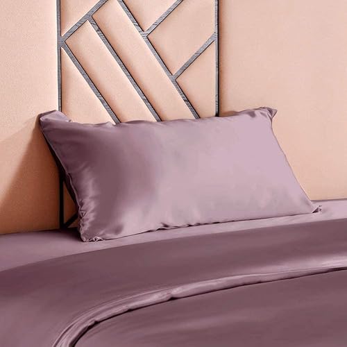 THXSILK funda de almohada de seda de morera para cabello y piel, con cremallera oculta, seda de morera natural de 19momme en ambos lados