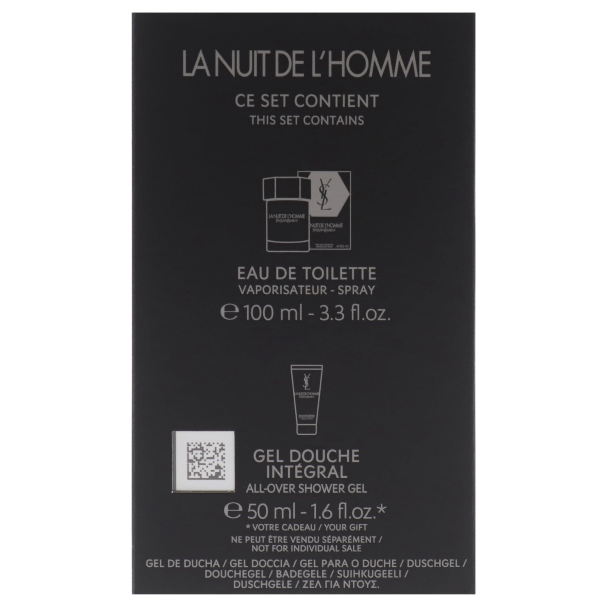 Yves Saint Laurent YSL La Nuit De L'Homme EDT 2 Pcs Gift Set For