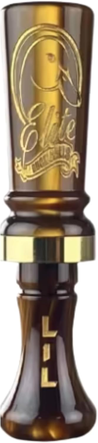 Elite Lil Hurrikin Acrylic Single Reed Duck Call with Spit Grooves – Finesse Hunting Call for Mallard, Wood Duck, Teal, Gadwall & Pintail