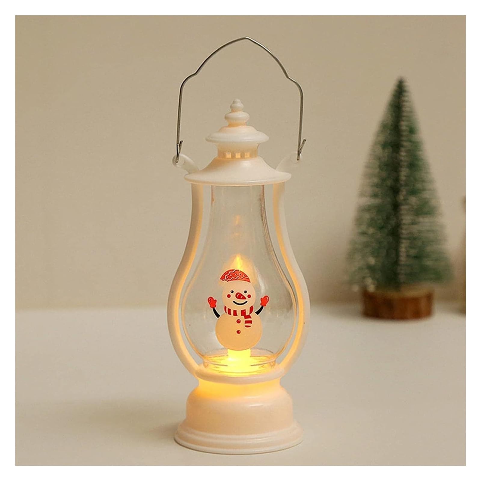 Lampa naftowa, Miniaturowa latarnia LED z uchwytem do zawieszania, dekoracyjna lampka nocna, lampa kempingowa