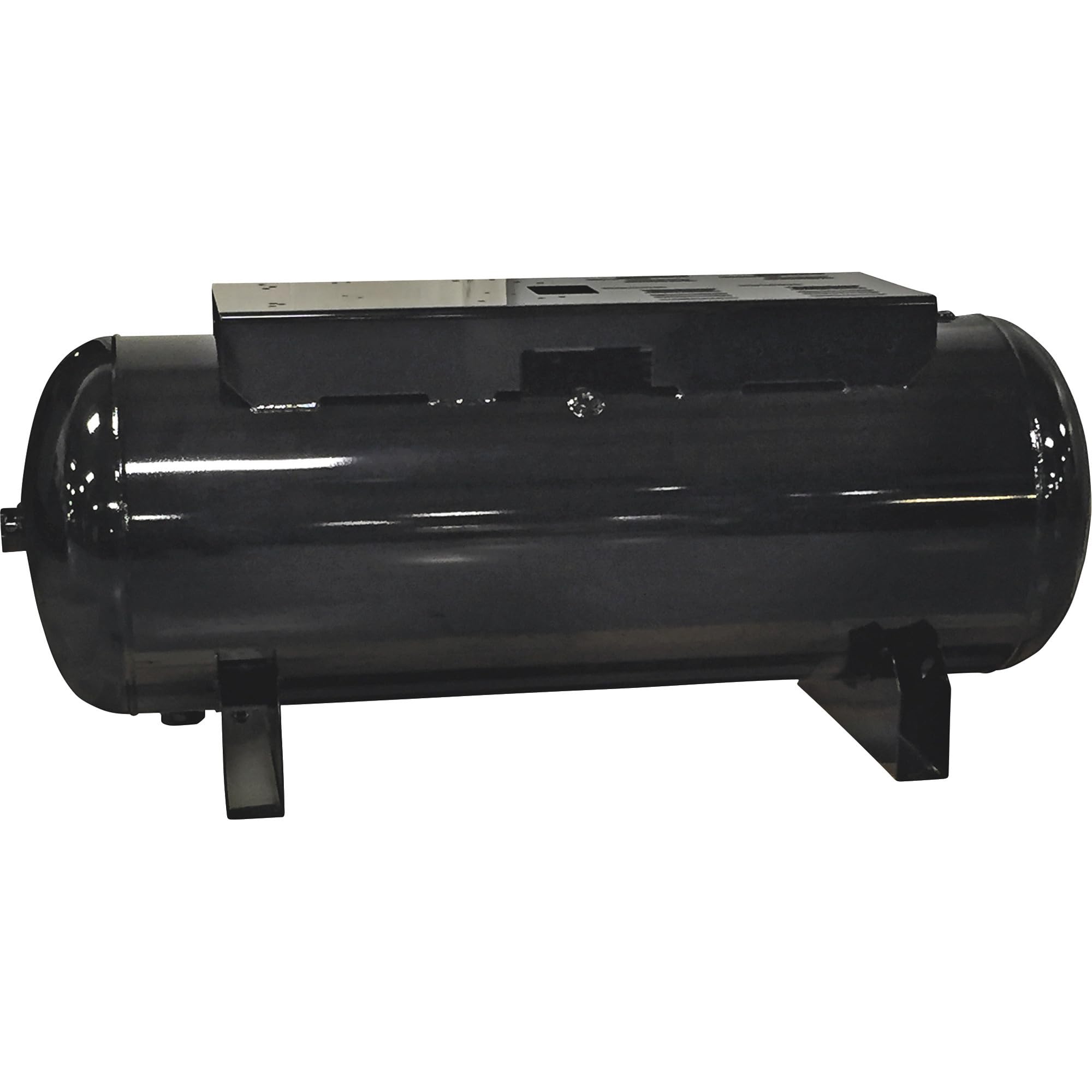 Industrial Air Horizontal Receiver Tank with Platform - 120 Gallon, 200 PSI, Model Number 021-0420