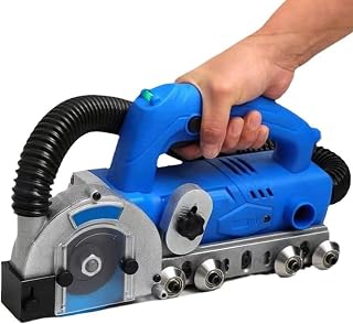 Electric Grout Removal Tool + Tile Seam Cleaner + 1200W 9000RPM Diamond Blade + Dust-Free Grout Cleaning & Removal + Ceramic Porcelain Floor Tile Repair & Regrouting 1*sawblade