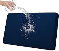 Vista 77 de Easy-Going Funda de cojín 100% impermeable para asiento de sofá, funda de cojín elástica de muebles, para niños, mascotas, cojín de sofá biplaza