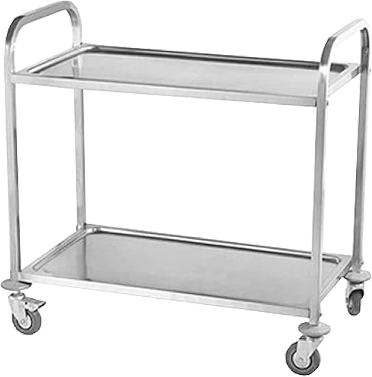 Amazon｜ONE STEP キッチンワゴン 業務用 ステンレス製 85×45cm天板 分厚い0.8mm仕様 飲食店 ホテル