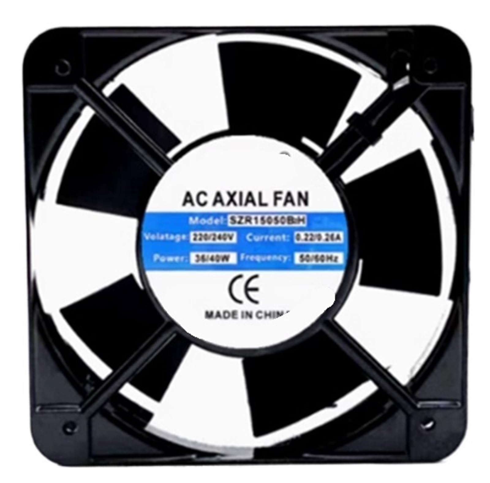 ZBWZXBDJ SZR15050B2H 15CM 220-240V 36/40W 0.22-0.26A Cooling Fan
