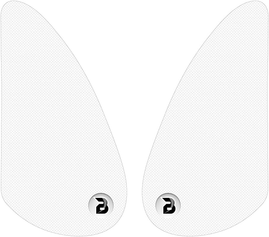 BLOQ Motorcycle Tank Grips compatible with TRIUMPH STREET TWIN (2016-) HiGrip - CLEAR