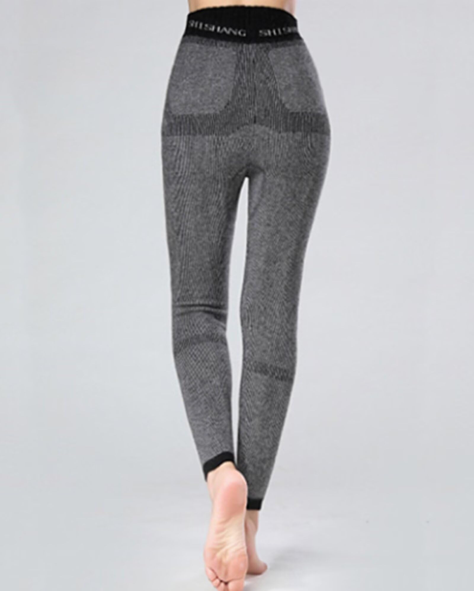 HNVAVQ Intimo Termico da Donna,Leggings 100% Cashmere, Pantaloni Termici,Collant Caldi