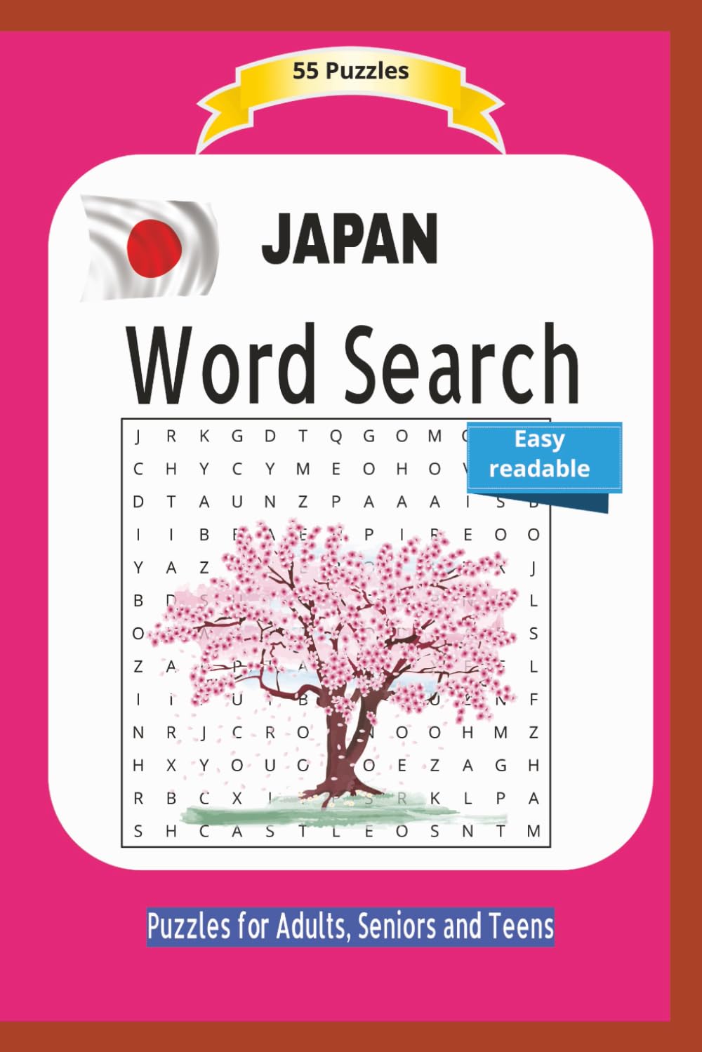 JAPAN Word Search:: All about the Japanes culture, people, geography and more ... | Easy readable | 55 Puzzles | Puzzles for Adults, Seniors and Teens | Format 6x9 | 15.24 x 22.81 cm | 110 pages