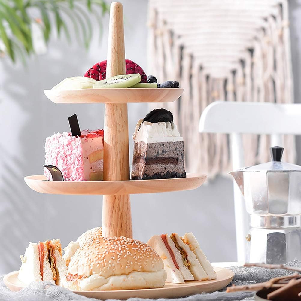 Bstcar 3 Tier Cake Stand Afternoon Tea Stands Wooden Serving Tray Dessert Display Stand Cupcake Holder For Weddings Parties Birthday Parties Or Any Other Events Amazon Co Uk Home Kitchen Bstcar 3 Tier Cake Stand Afternoon Tea Stands Wooden Serving Tray Dessert Display Stand Cupcake Holder For Weddings Parties Birthday Parties Or Any Other Events Amazon Co Uk Home Kitchen