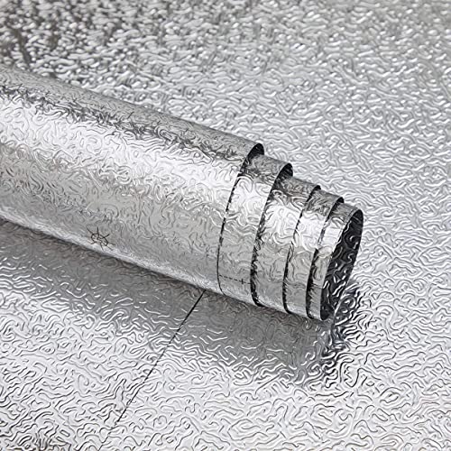 Image of Barebeauty 60 x 200 cm Kitchen Wallpaper, Self Adhesive Oil Proof Waterproof Wall Sticker for Kitchen, Anti-Mold Heat Resistant Backsplash Wall Covering (Pack of 3, 38.76 Sq. Ft. Approx)