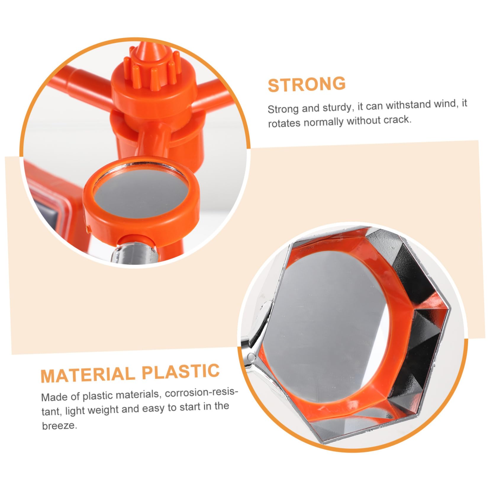 BESPORTBLE Per Uccelli Riflettente Ratto Deterrente Piccione Corvo Topi Falco All'aperto Spaventapasseri Deterrenti Uccelli Da Cortile Forniture Strumento Plastica