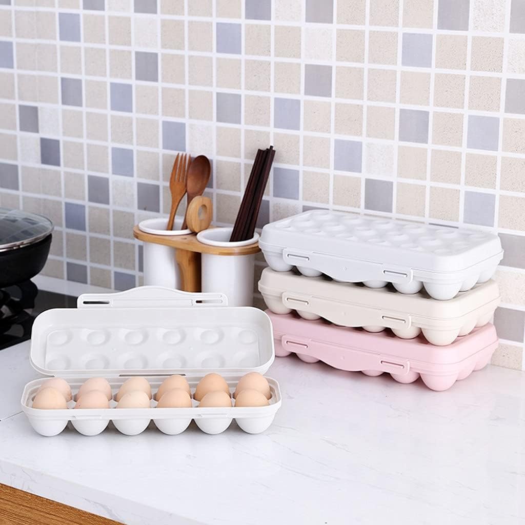 Storage Desktop Egg Tray Holder Box Refrigerator Crisper Container Organizer Boxes