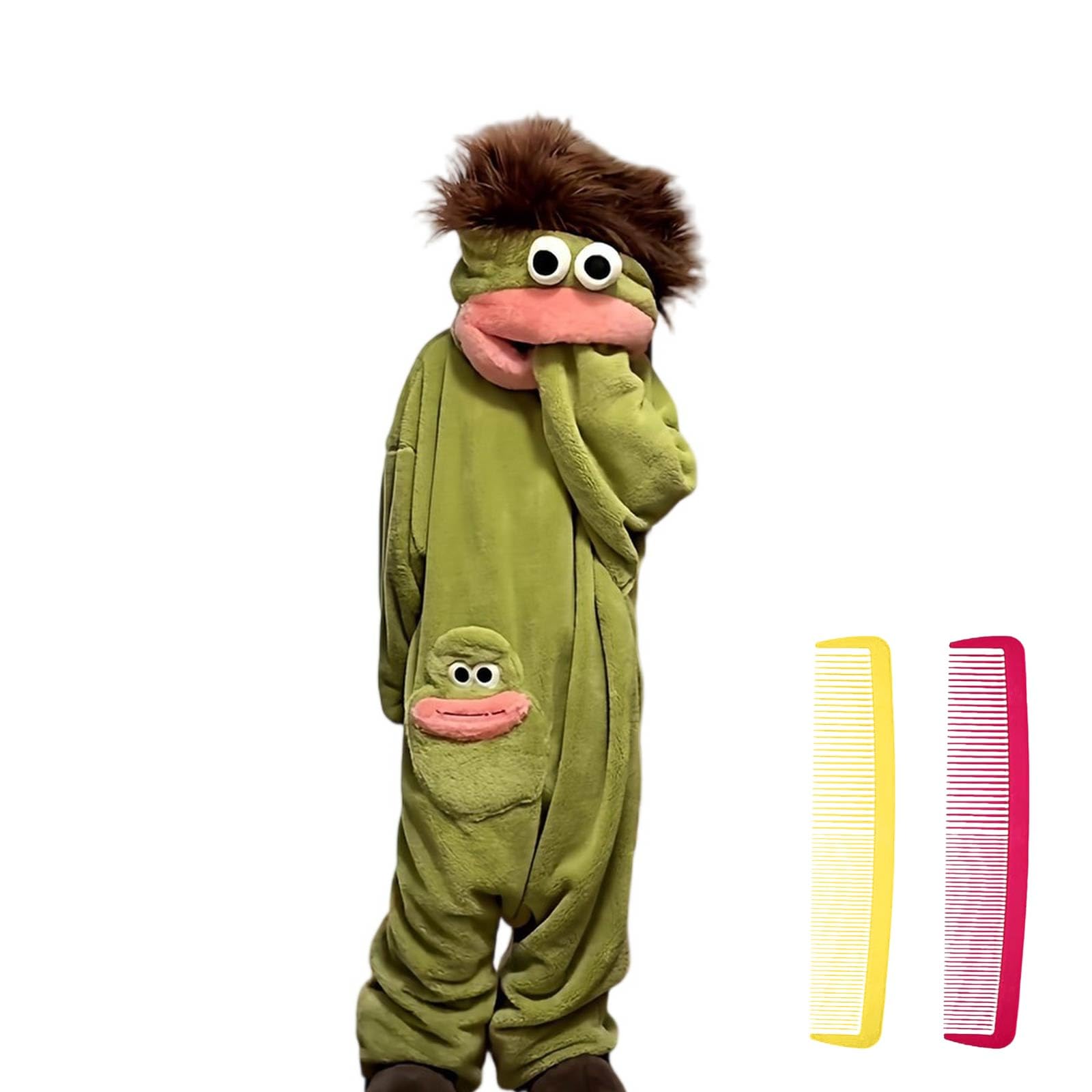 HYYGOCCTV Green Monster Onesie Pajamas - Image 1