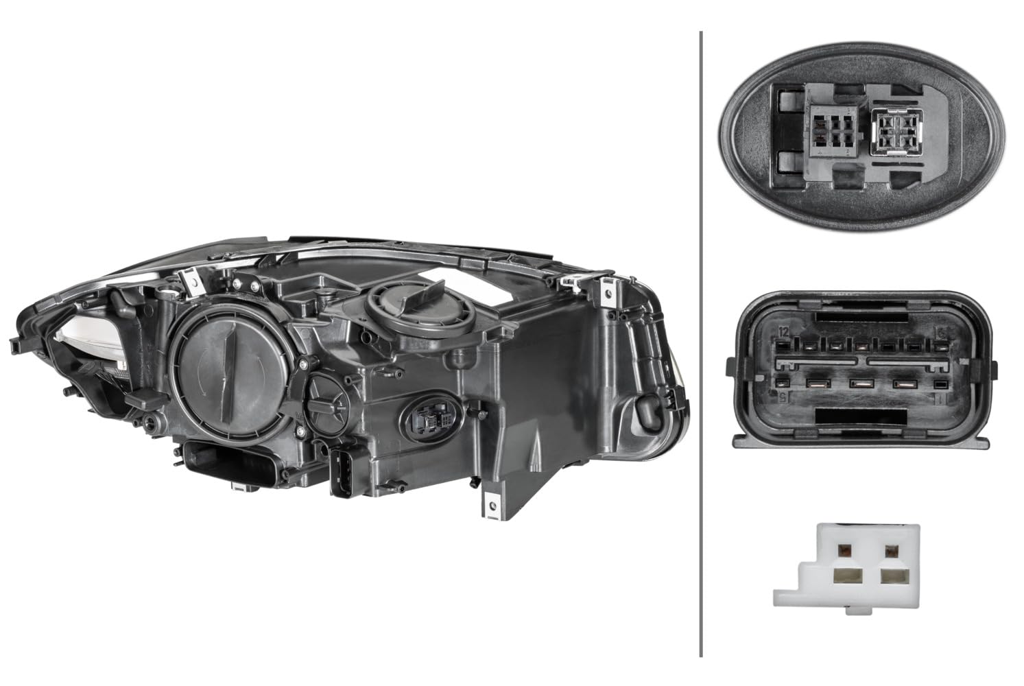 HELLA 1ZS 010 131-611 Bi-Xenon/LED Scheinwerfer - BMW 5er (F10) - ECE/CCC - für Rechtsverkehr - links