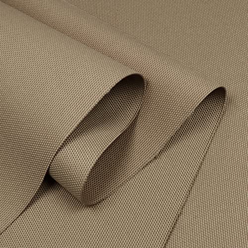 Premium Waterproof 1680D Canvas Fabric - Heavy-Duty PU Backing for Versatile DIY Projects, Upholstery, Tents & More - 60" Wide, Sold by the Yard (Khaki) 5 Premium Waterproof 1680D Canvas Fabric - Heavy-Duty PU Backing for Versatile DIY Projects, Upholstery, Tents & More - 60" Wide, Sold by the Yard (Khaki) - Image 4