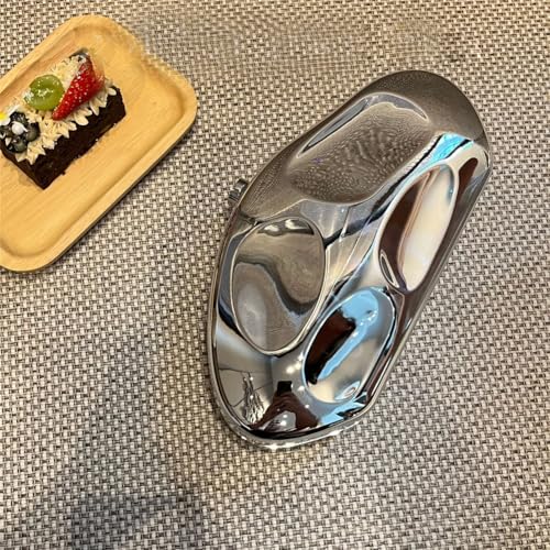 Image of Acrylic Shell Clutch Purse for Women Metallic Evening Bag Large Designer Acrylic Handbag for Wedding Party Prom