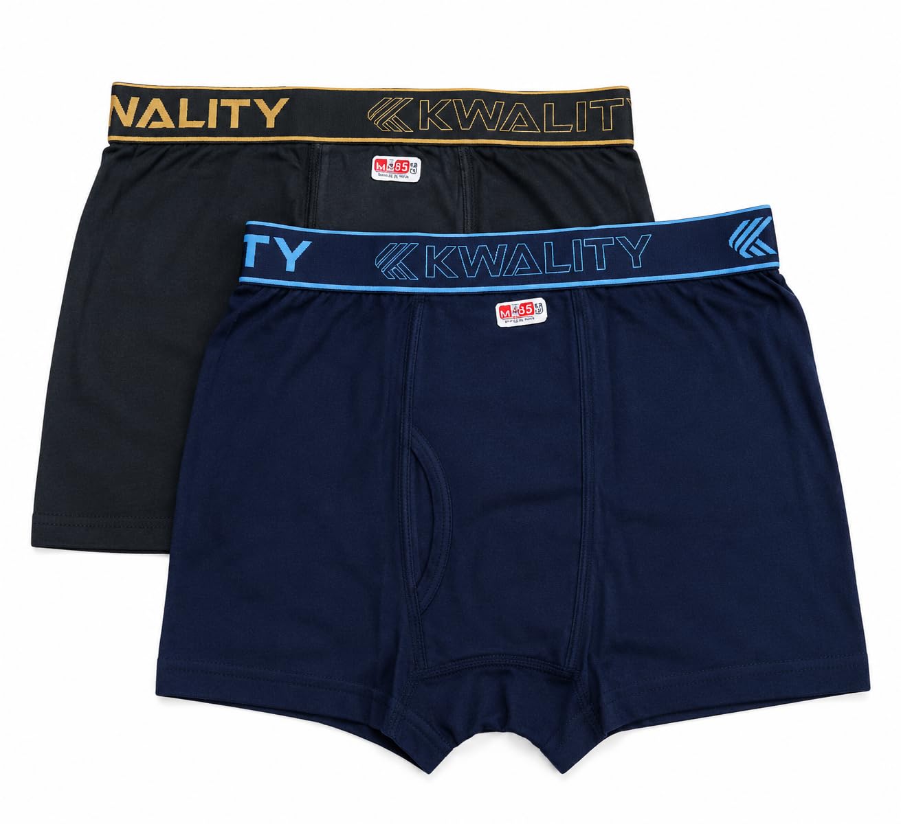 men's cotton trunks for men | pack of 2 | solid plain stretch innerwear | soft & breathable comfort fit boxer briefs | elastic waistband | multicolor