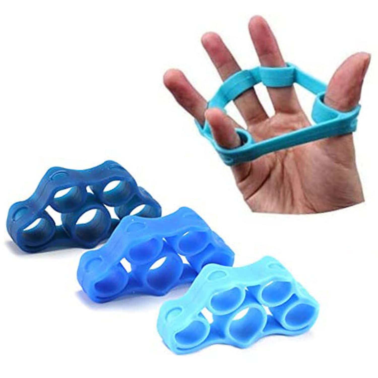 ZURU BUNCH® Silicone Finger Stretcher Hand Grip Strength Extender