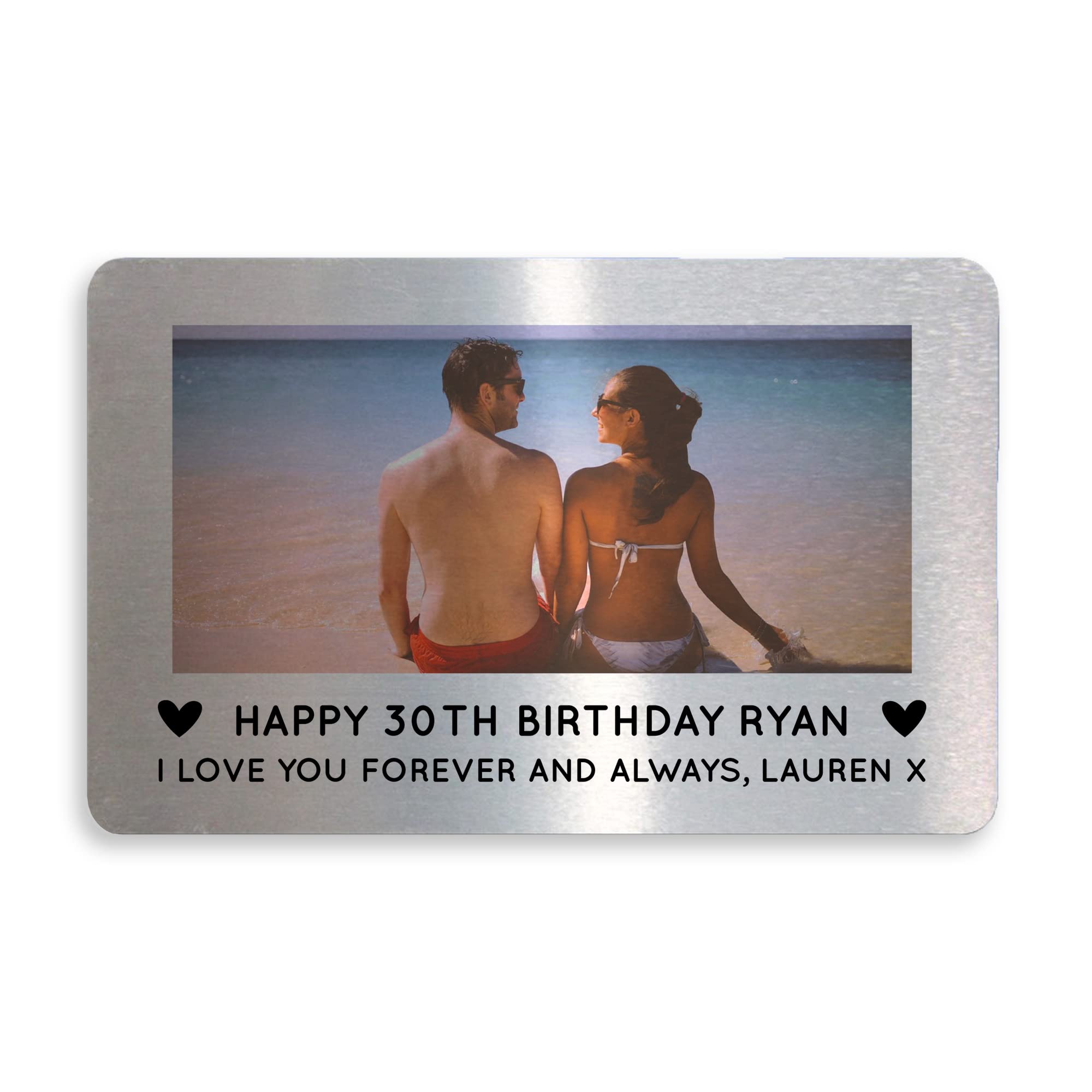 Personalised 16th 18th 21st 30th 40th Birthday Gift For Him Her Wallet Card Keepsake