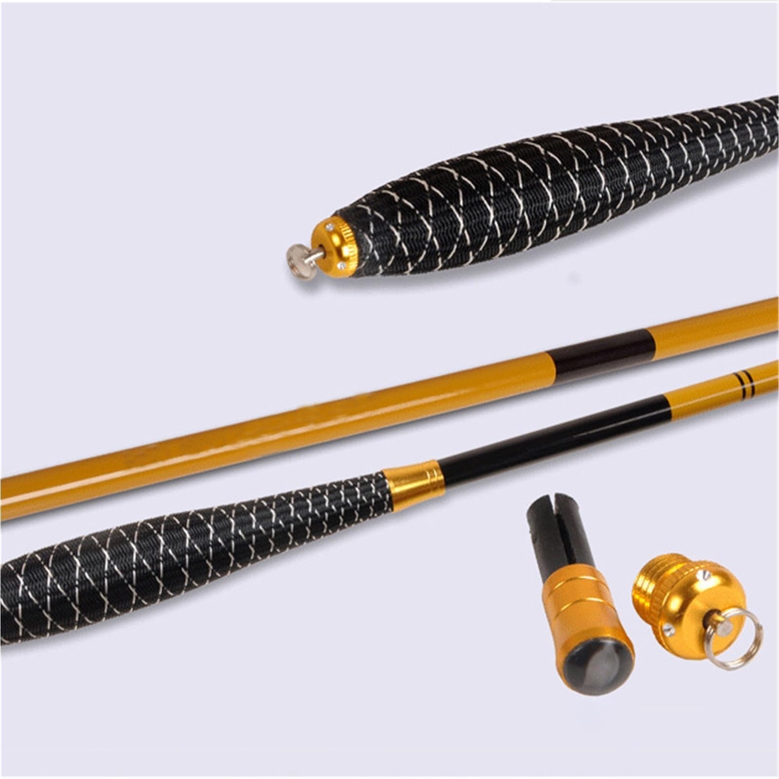 Canna da Pesca Canna da Pesca telescopica a Mano Canna da Carpa d'Acqua Dolce da Viaggio Portatile