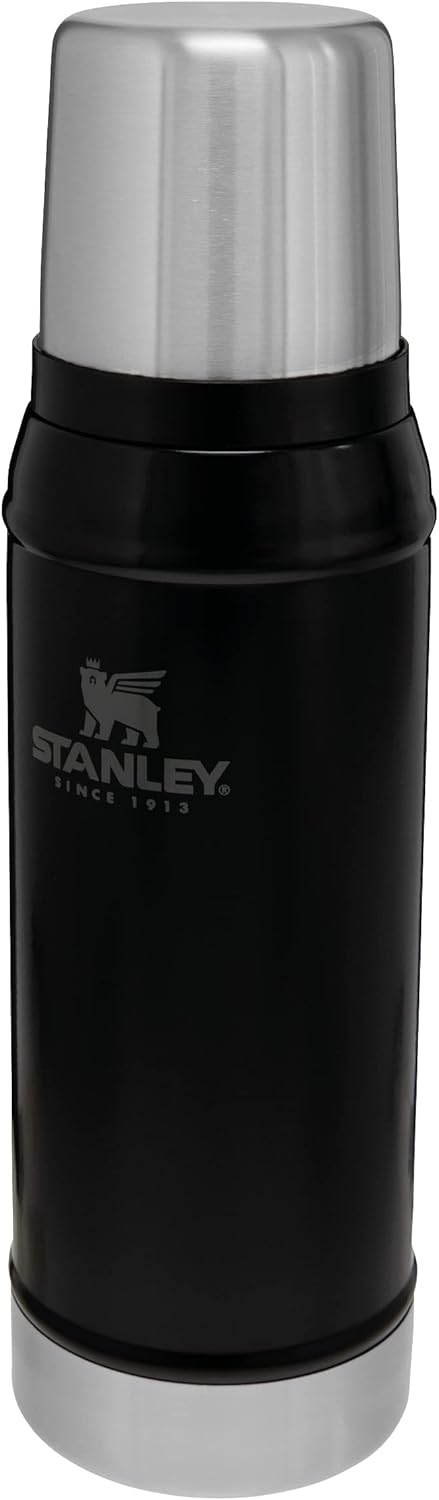 Stanley Classic Legendary Vakumlu Çelik Termos, Mat Siyah, 0.75 Litre
