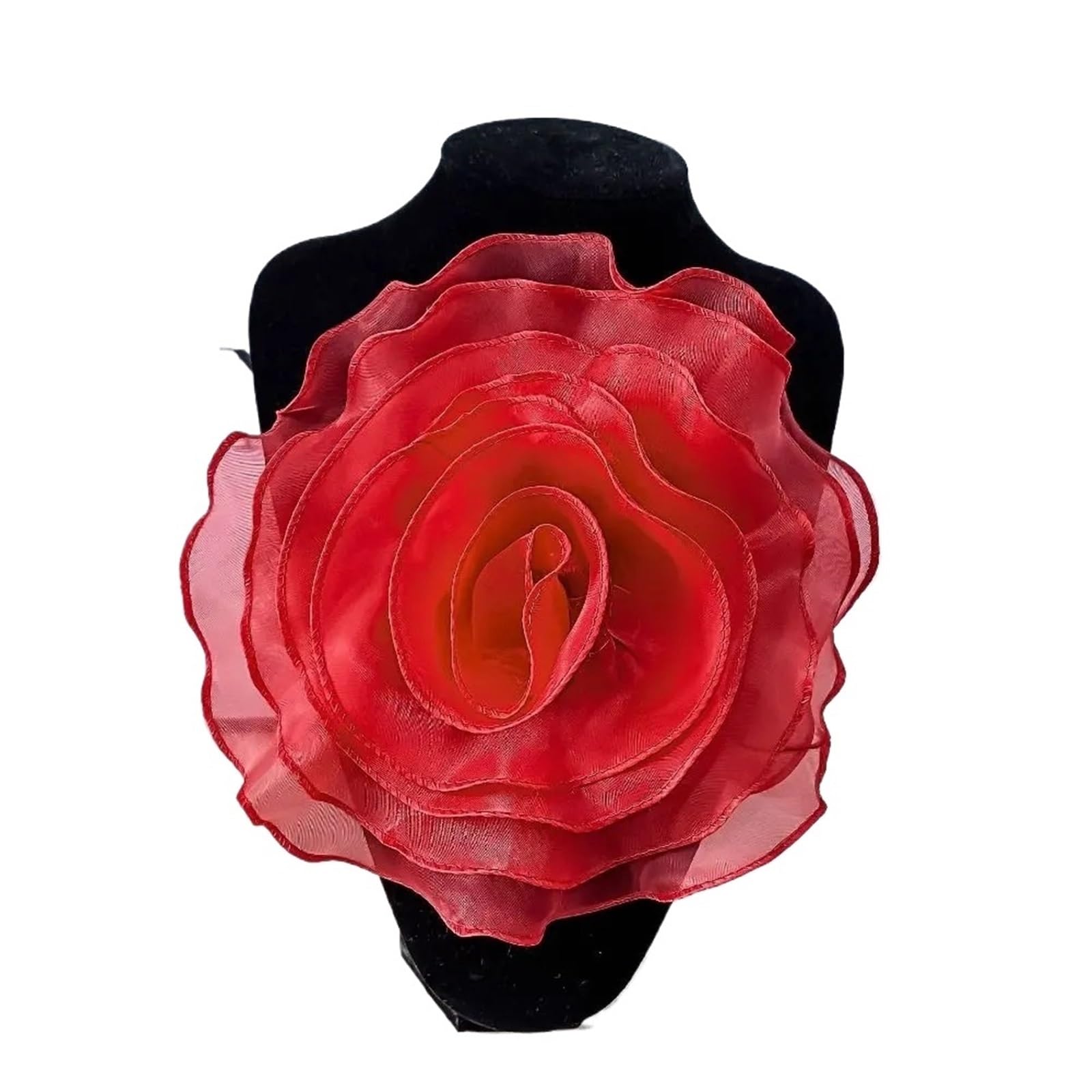 10 Flores Artificiales de Organza para Manualidades DIY