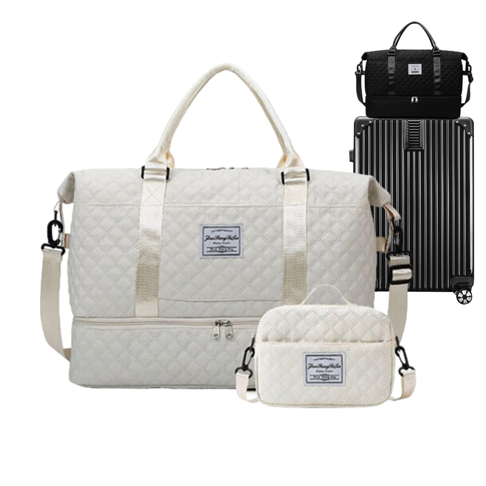 Bolsa Duffle de Gimnasio Tote Duffle de Fin de Semana con Compartimento