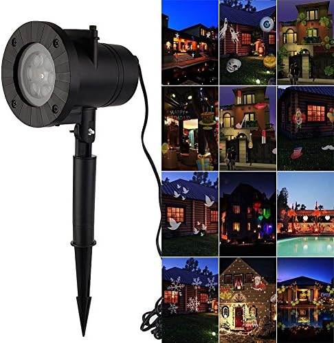 Halloween Projektor Outdoor - Wasserdichte Skelett-Projektion Für Garten