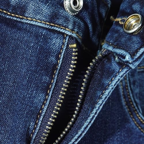 KIDSCOOL SPACE Boys Jeans, 12M-13T Kids Rectangular Pockets BackStretchy Classic Denim Pants4