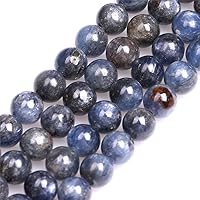 Vista 57 de GEM-Inside - Cuentas sueltas de ágata india natural de 0.157 pulgadas (0.157 in) con cuentas redondas de cristal energético para hacer joyas, 15