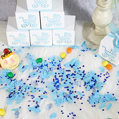 Qilichz 3600Pcs Baby Shower Confetti Mini Acrylic Table Confetti Table Scatter Decor Party Confetti Baby Shower Favors Decor For Baby Shower Birthday Wedding Party Table Decor Balloon Decor #TOP2