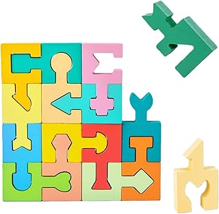 Comprar para Niños,Juego Educativo De Formas Geométricas para Preescolar | 16 Piezas de Puzzles Infantiles para Niños | para Y Niñas De 4 A 6 Años para Aprender Jugando En Casa O Escuela