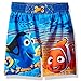 Disney Finding Nemo Dory Boys Swim Trunks and Rash Guard Set (4T, Blue/Orange)