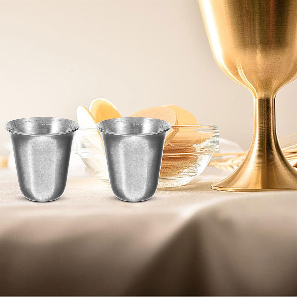 MAGICLULU 10pcs Chalice Portable Communions Cup Religious Drinking Cups - View #2