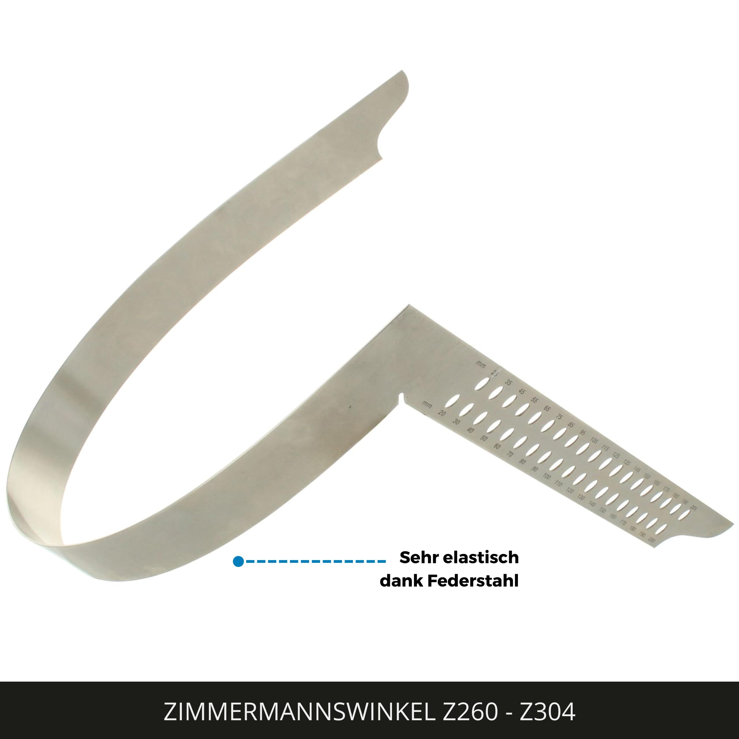 Kwadrat hedu zn 700 mm stolarz z otworami do znakowania