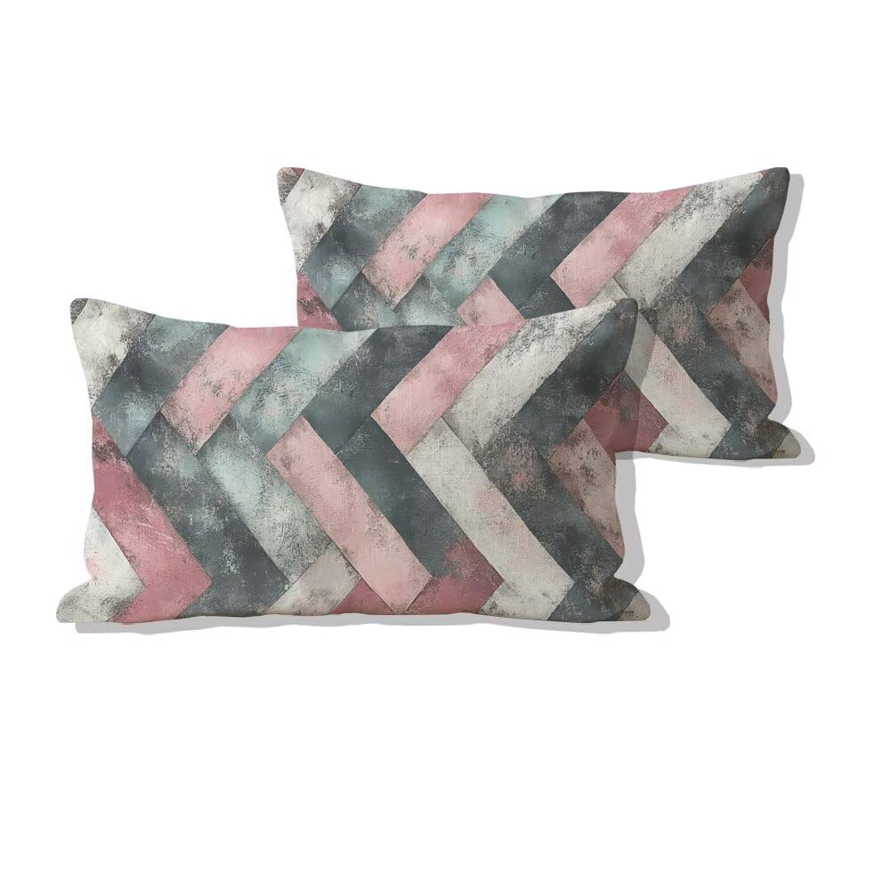 Velours taie oreiller doux 50x90cm avec fermeture éclair invisible décorative