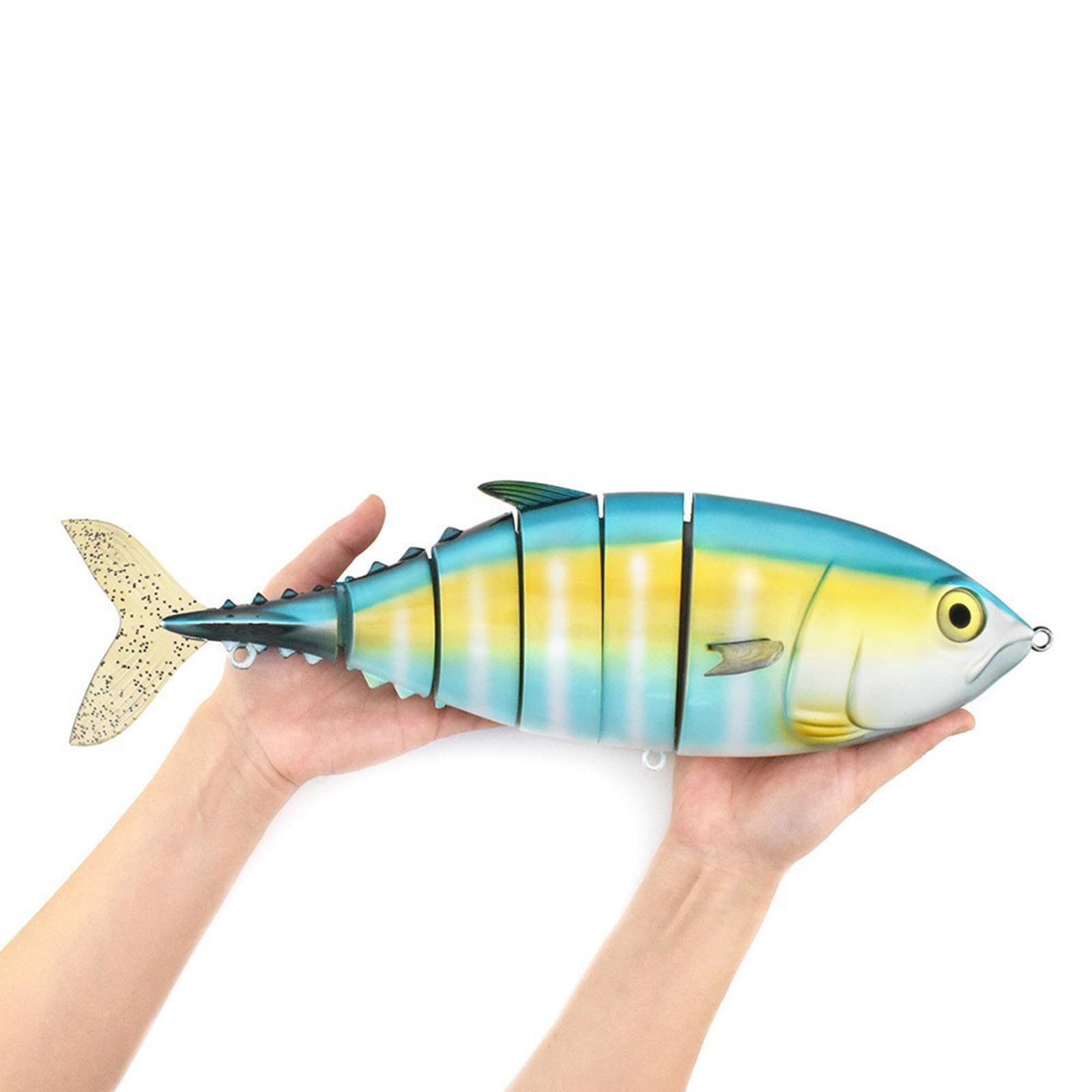 Stereoskopischer Albacore Angelköder mit rasselnden Perlen und verstärktem Stoff für erfolgreiches Angeln Meerwasser Perlen Angelköder