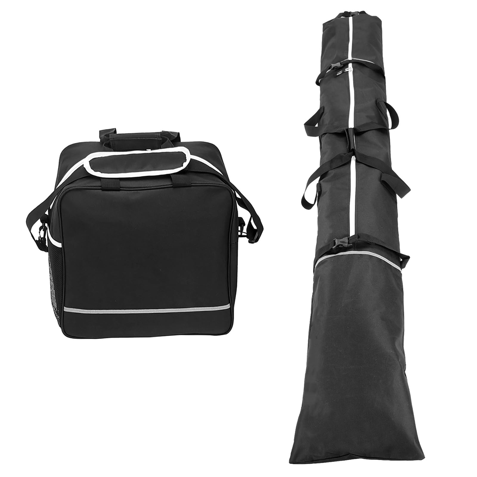 Zweiteilige Snowboard- und Stiefeltasche, Ski-Ausrüstungstasche & Skischuhtasche, Kombi, große Kapazität, wasserdichte Ski-Reisetasche, zweiteilige Snowboard-Reisetasche, Skizubehör-Tasche