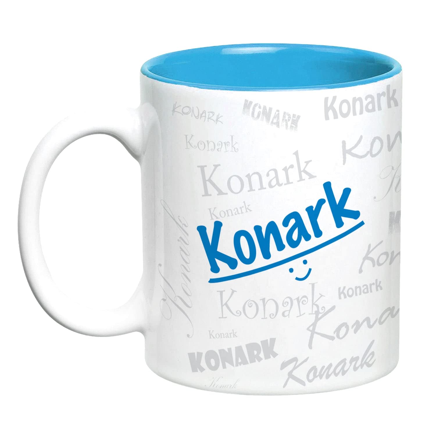 Hot Muggs Me Graffiti Mug - Konark Personalised Name Ceramic, 315ml, 1 Unit