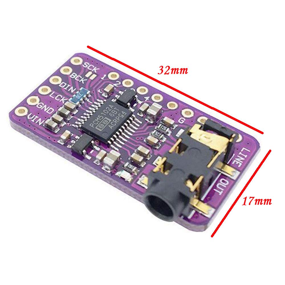 Interface I2s Pcm5102a Dac Decoder Gy Pcm5102 I2s Player Module Pll Voice Module