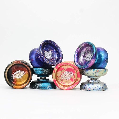 iYoYo Passion Yo-Yo - Aluminio - Gran respuesta para principiantes (galaxia)