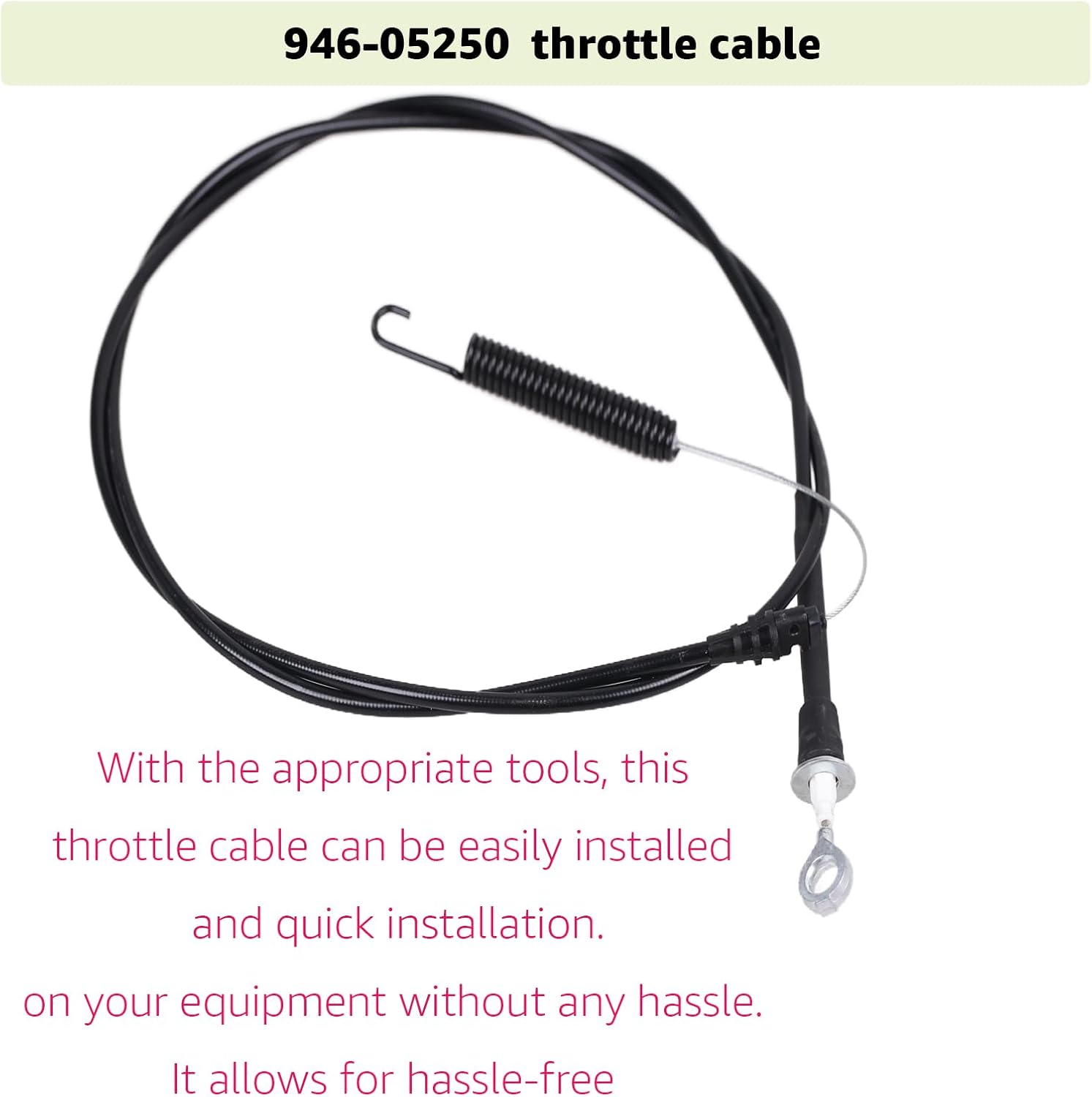 946-05250 746-05250 Lawn Mower Drive Control Cable is Compatible with MTD CC 600 CC600 12ABW32G766 247397900 12ABW32G897 12ABW35T799 12ABW34K711 Lawn Mower