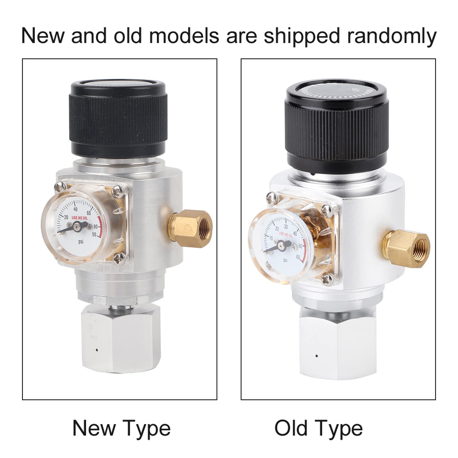 Reduktor Gazu CO2 Adapter Zaworu Redukcyjnego Ciśnienia Wody Sodowej Butelka Napoju Gazowanego Akcesorium do Ciśnieniowego Piwa Domowego Wykonane Jakościowo Regulator Gazu Zawór Regulacyjny