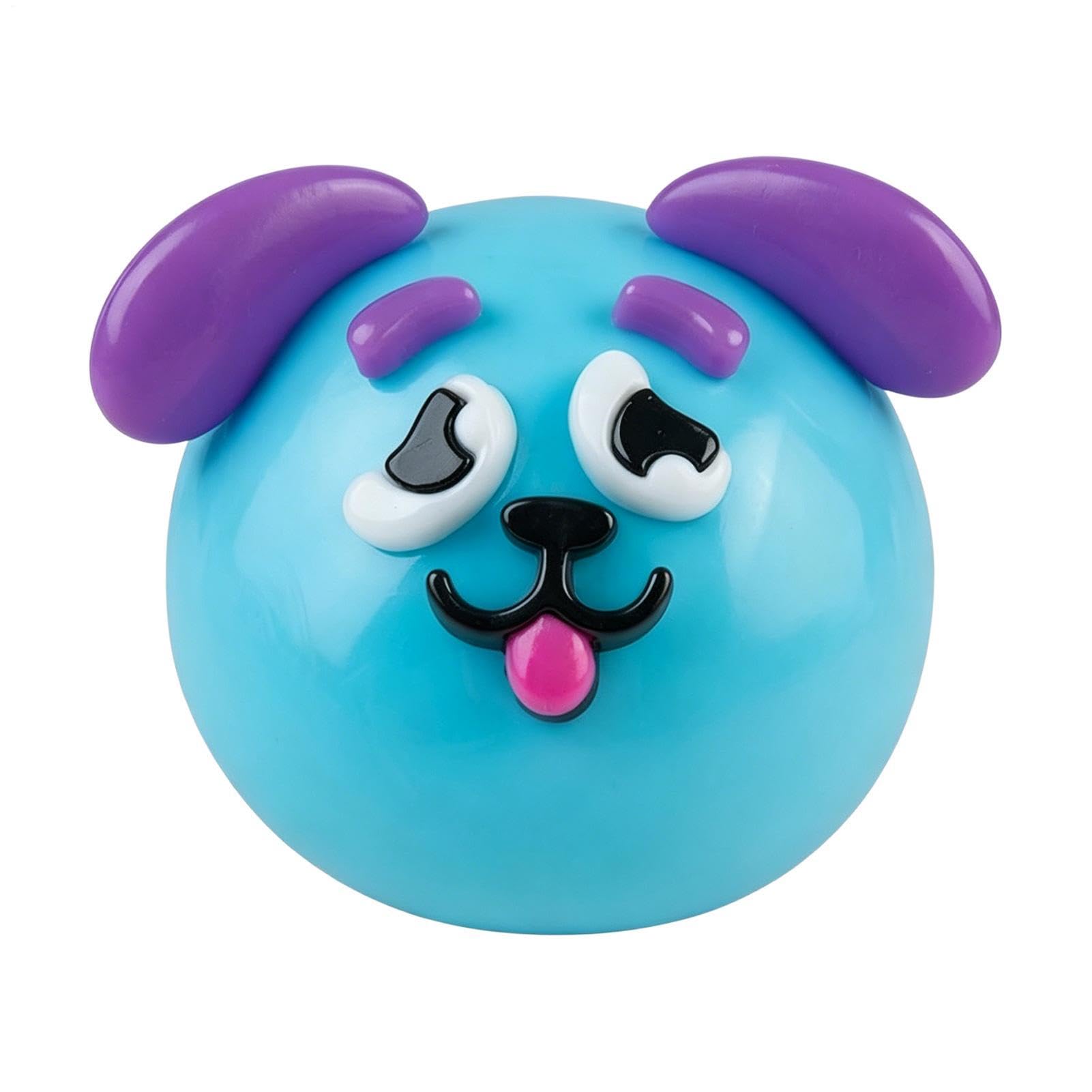 Smushers Sensory With Interchangeable Faces,7.5x7.5x7.5cm Soft Interchangeable Dog Face Swap Stress Relief Sensory Squeeze Toy For Adults Funny Curiosities Smushers Dog Face Swap Squeeze