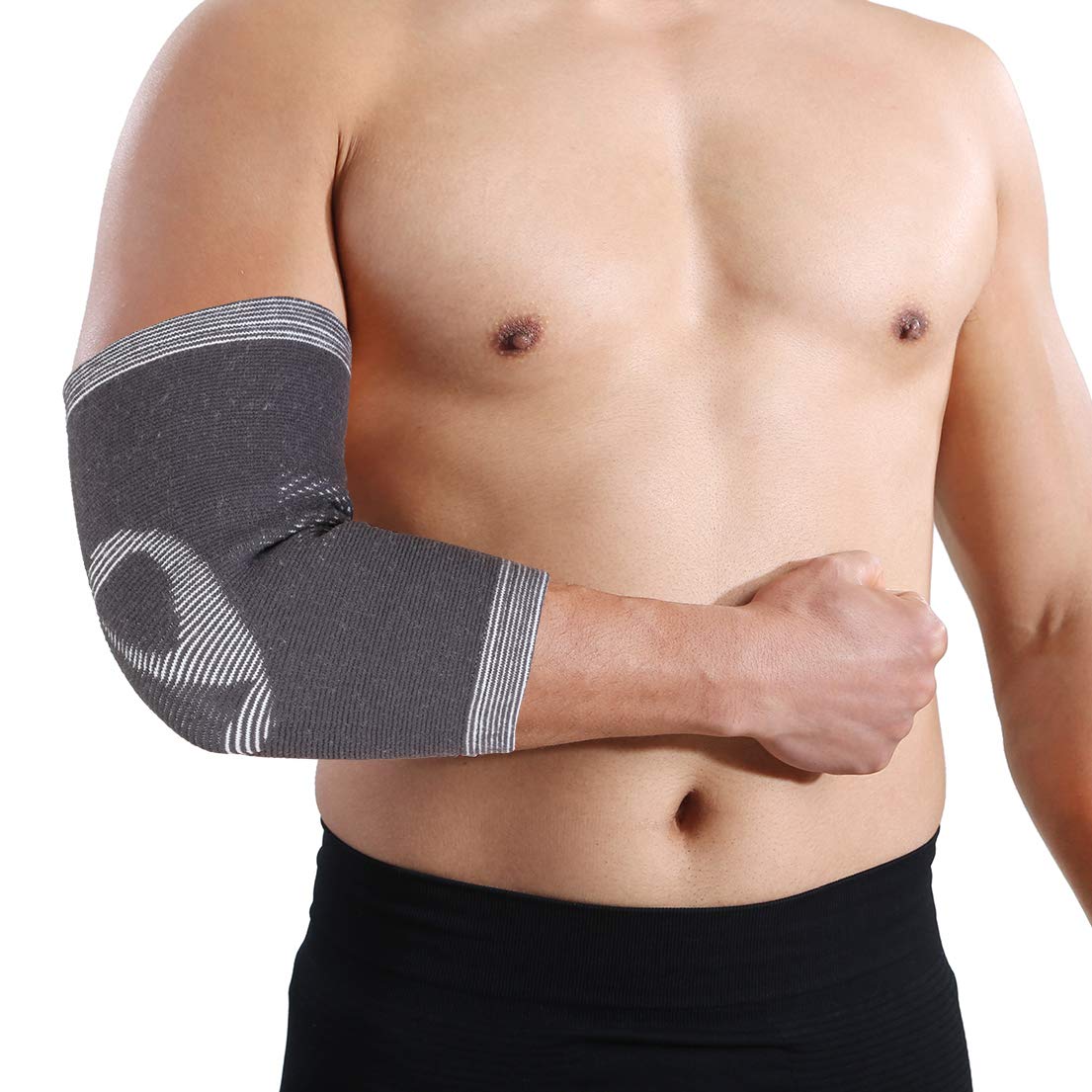 Rhegene Sports Elbow Pad Bamboo Charcoal Elbow Brace for Athletics