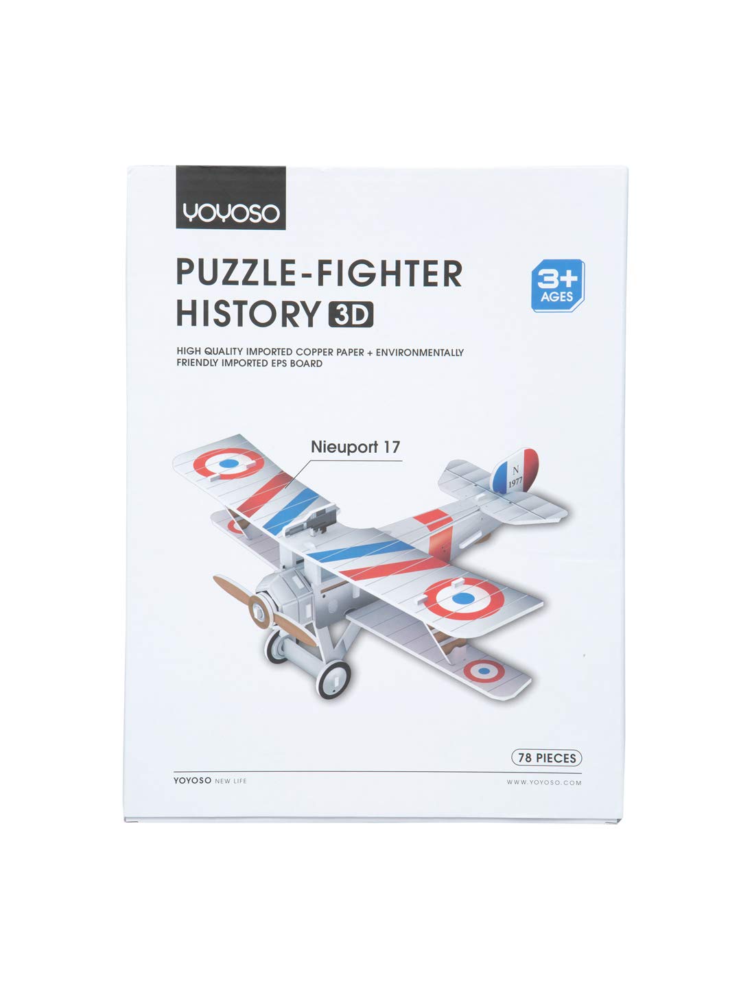 YOYOSO Puzzle-Fighter Series 3D, White