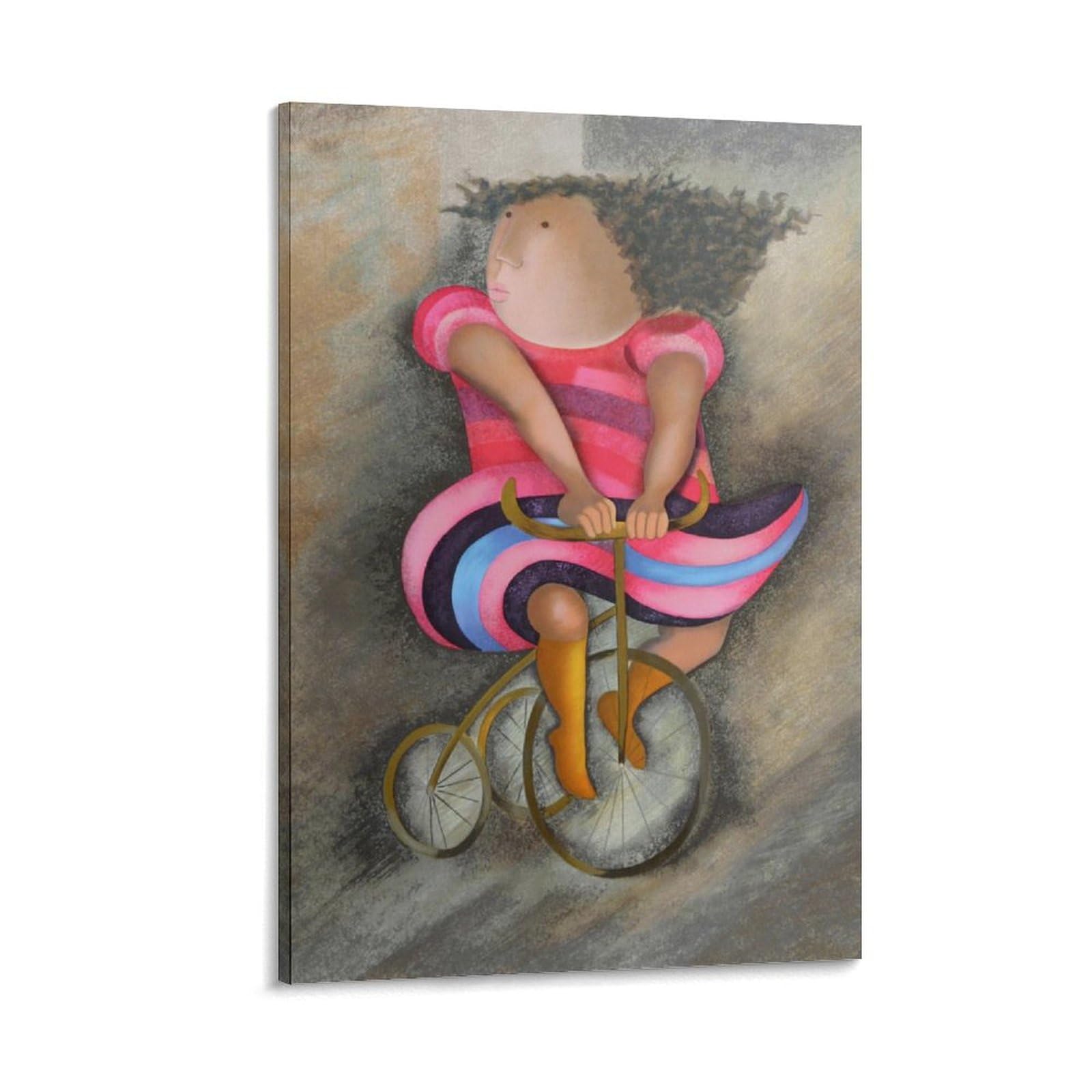 Amazon.com: GIRL ON BICYCLE by Graciela Rodo Boulanger Prints