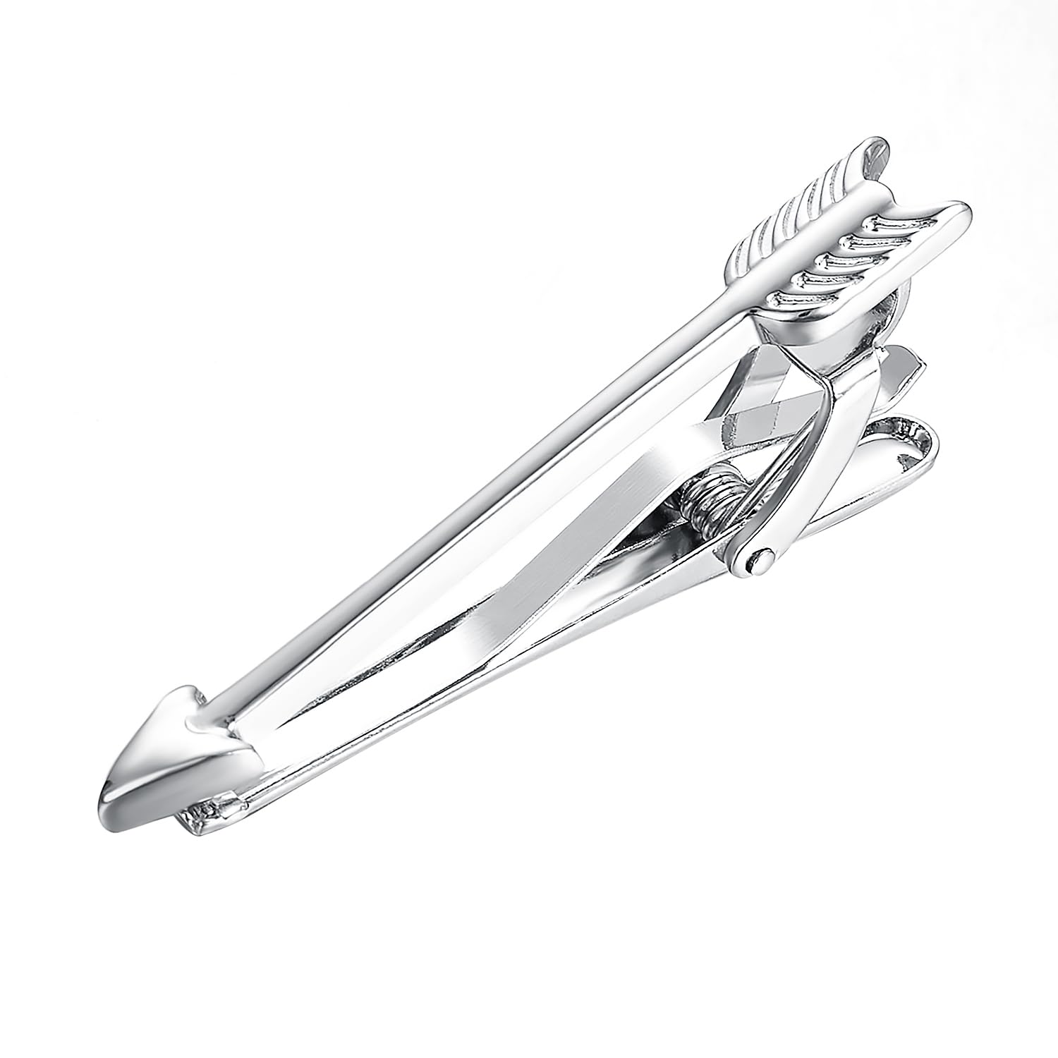 Lightning Bolt/Fishhook/Scottish Sword Tie Clip For Men Novelty Tie Clasp Bar Warrior Fashion Stainless Steel Cool tie Clips