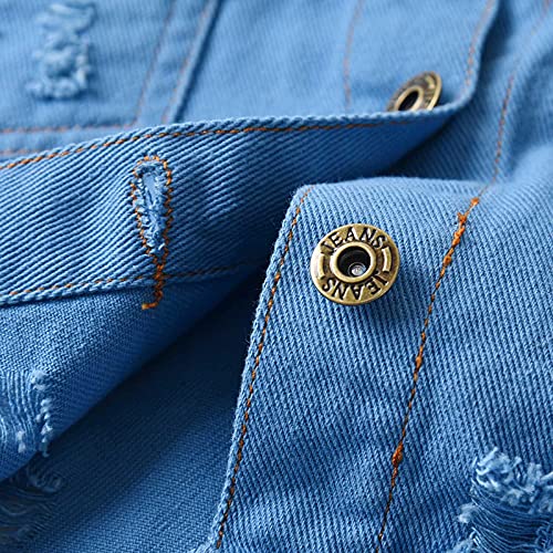 6 Months-7 Years Baby Kids Basic Denim Coat Jacket Toddler Boys Girls Button Down Jeans Jackets Top Casual Clothes #TOP6
