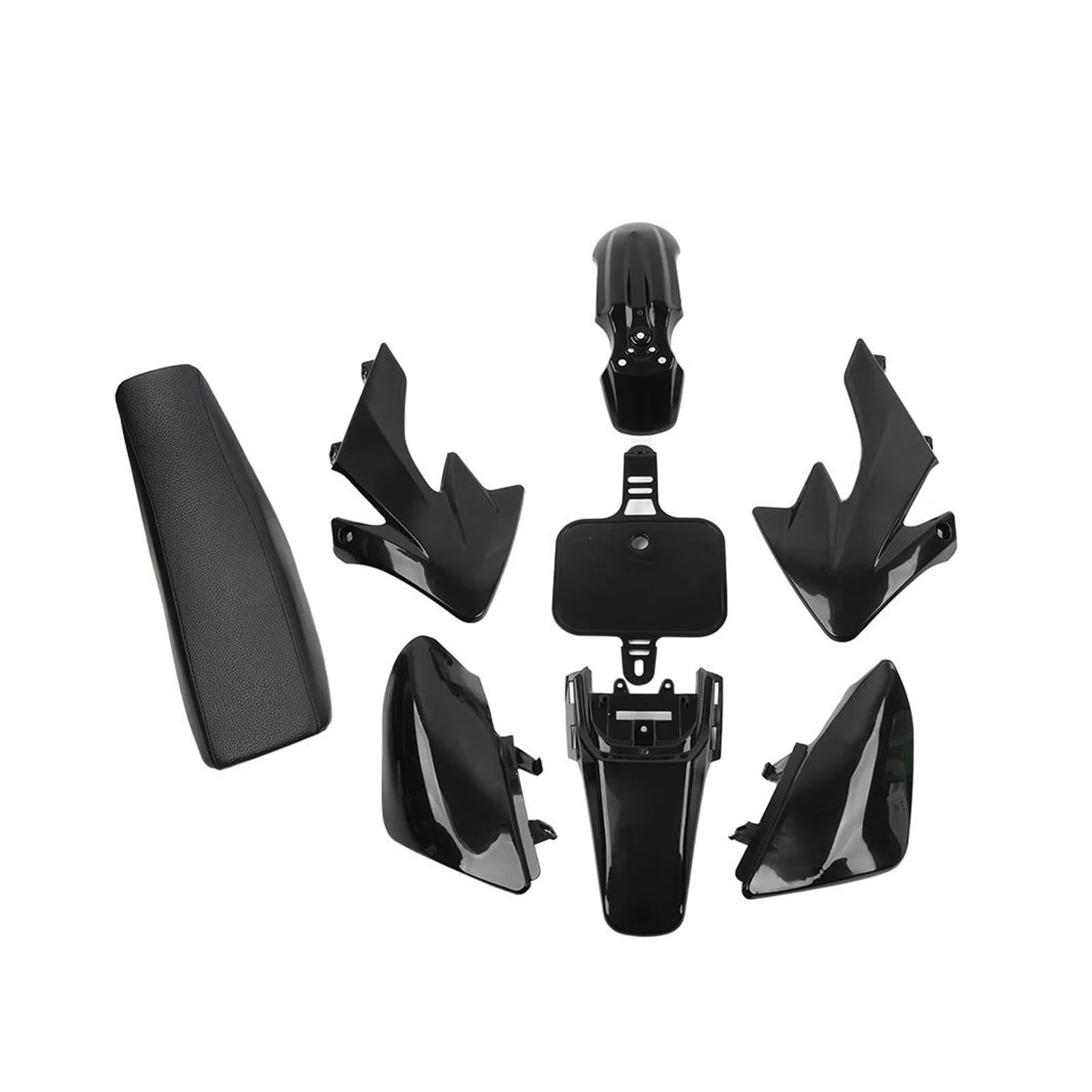 Per XR50 CRF50 Dirt Pit Bike Nero Kit Di Copertura Parafango Carenatura Per Moto